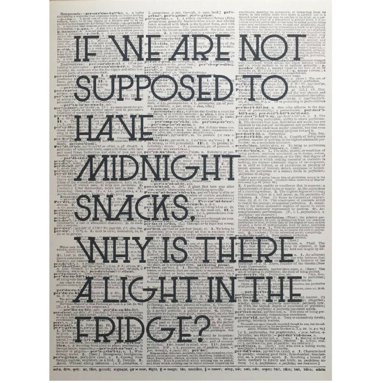 Happy Larry A3 Kitchen Quote Dictionary Print Humour Wall Art Picture